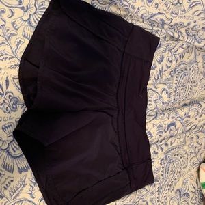 navy lululemon shorts